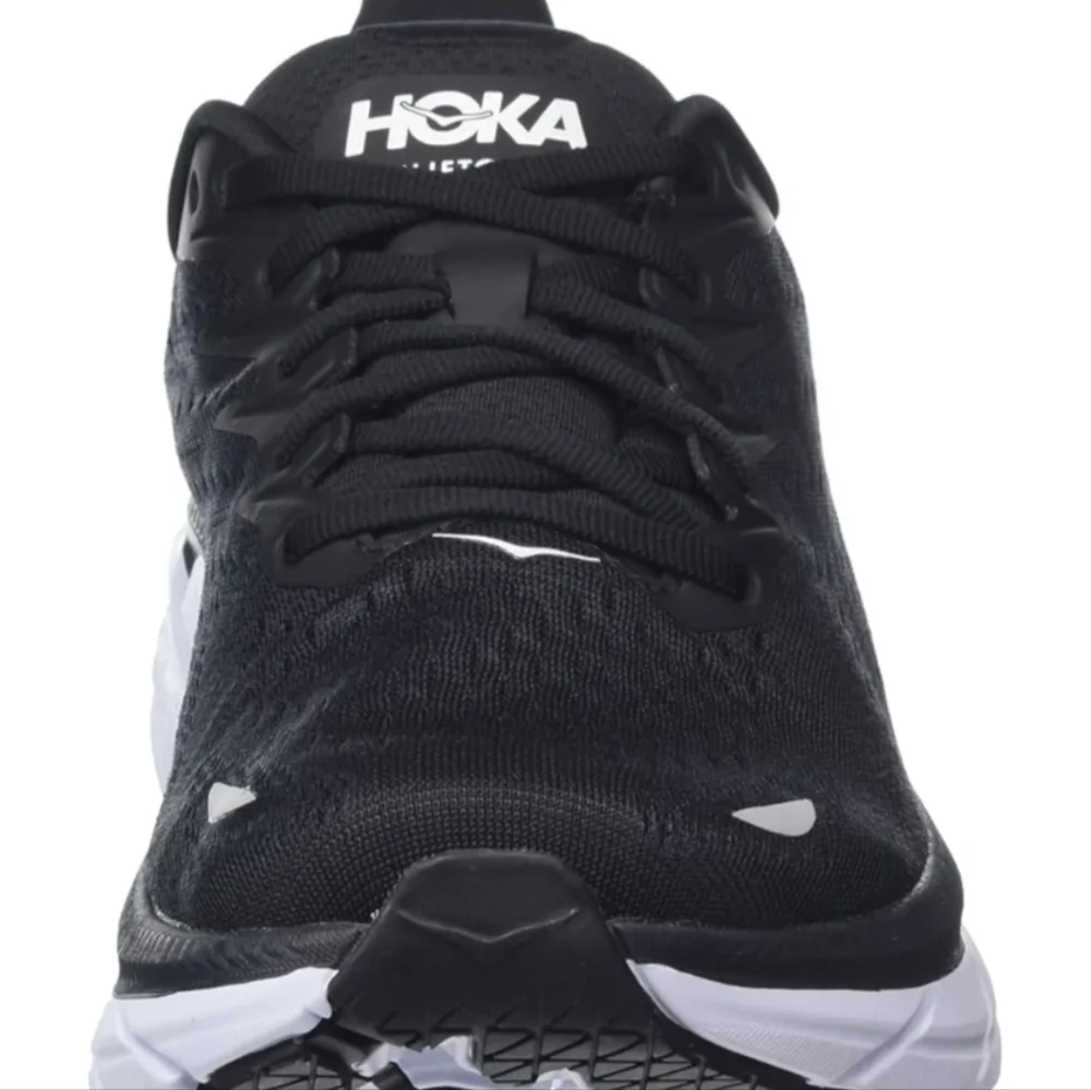 Hoka Men's Black and White Athletic Shoes - Picture 3 of 7